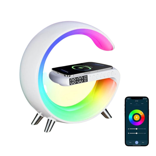 RGB Desk Lamp with Wireless Charger - ZestyEV